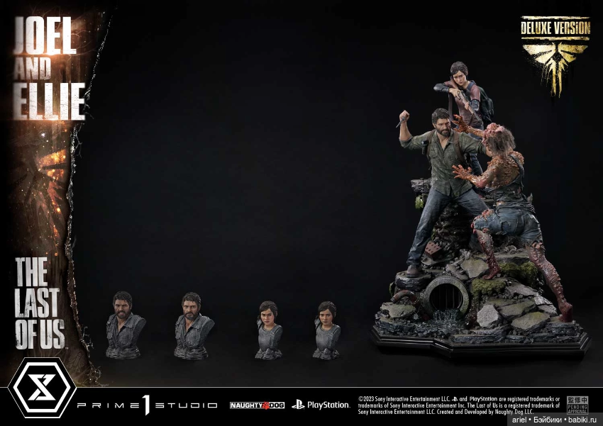 Prime 1 Studio диорама Джоэла и Элли по игре «The Last of Us» (фото 6)