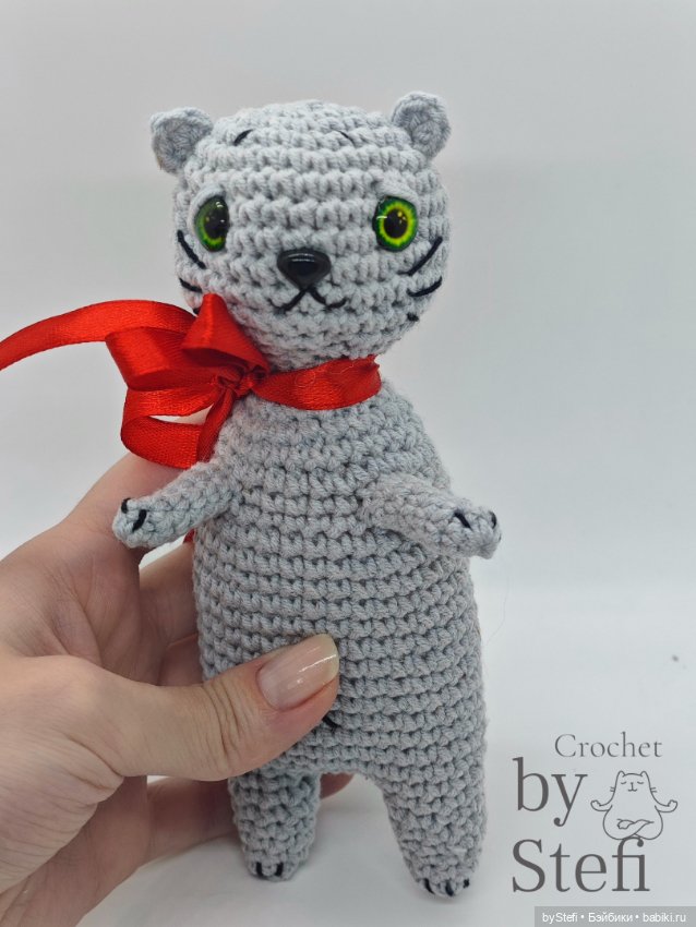 Покажу ароматного котика — Вязаные игрушки и амигуруми: крючком (фото 7)