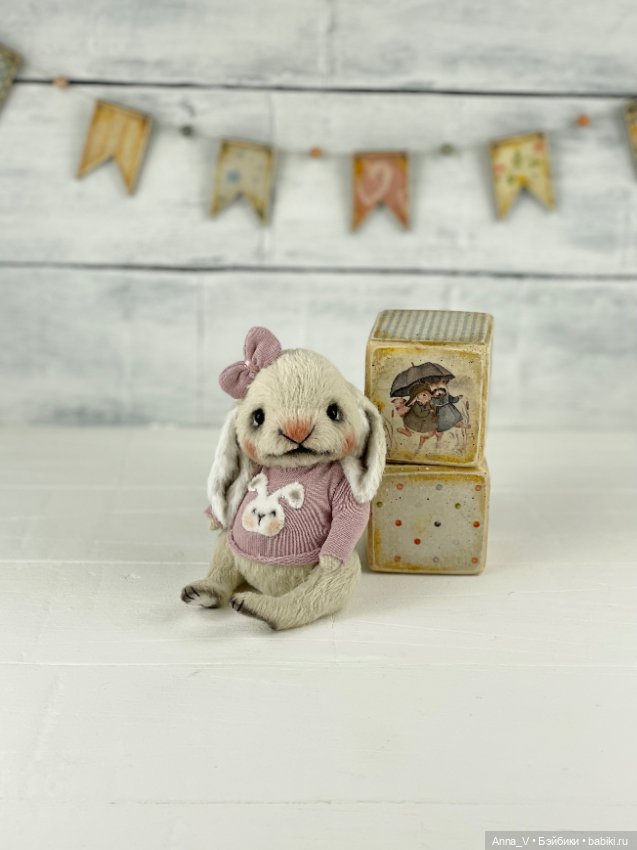 Тедди зайка Лили — Авторские мишки Тедди и друзья: фото