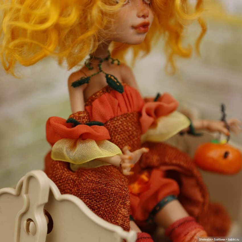 Ведьма тыковка — ООАК Monster High и Ever After High: репейнт (фото 2)