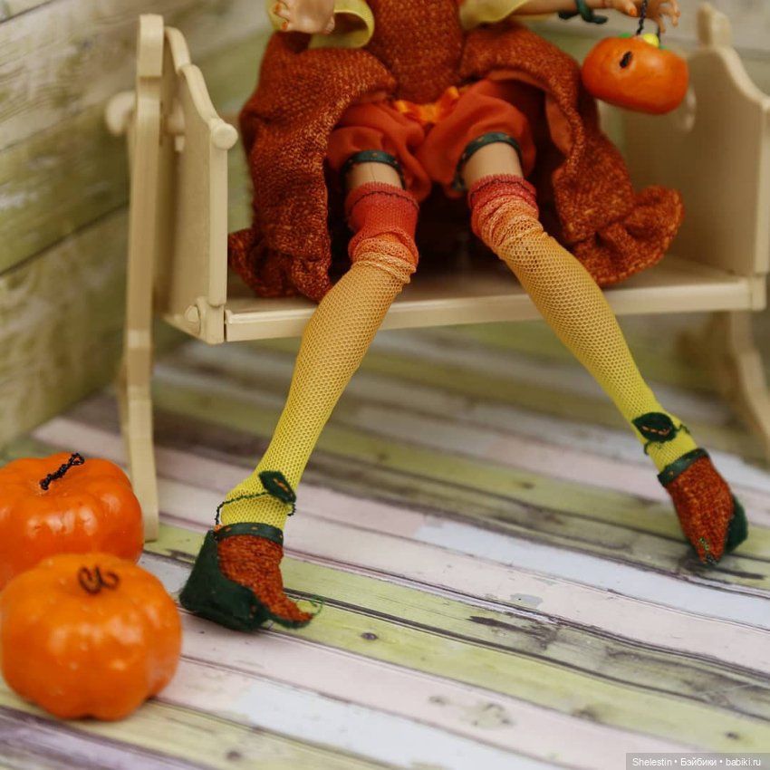 Ведьма тыковка — ООАК Monster High и Ever After High: репейнт (фото 3)