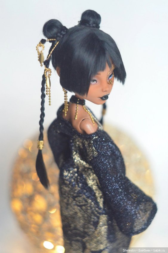 Дочь Якудза — ООАК Monster High и Ever After High: репейнт (фото 2)