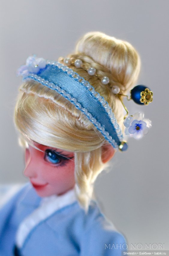 Золушка в кимоно — ООАК и репейнт Принцесс Диснея (Disney): Аниматорс (фото 7)