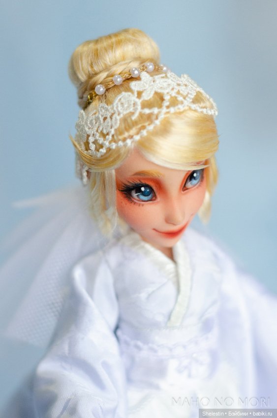 Золушка в кимоно — ООАК и репейнт Принцесс Диснея (Disney): Аниматорс (фото 6)