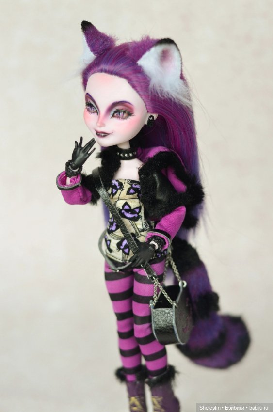 Чеширский кот — ООАК Monster High и Ever After High: репейнт (фото 4)