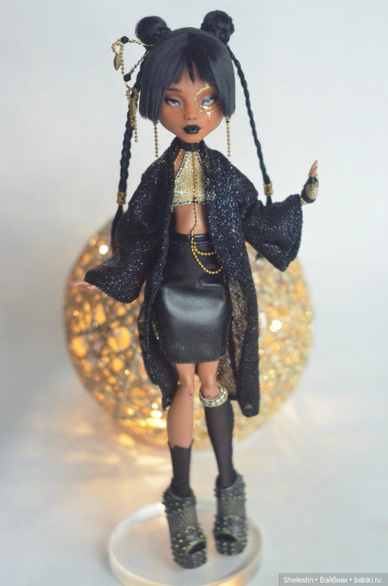 Дочь Якудза — ООАК Monster High и Ever After High: репейнт (фото 3)