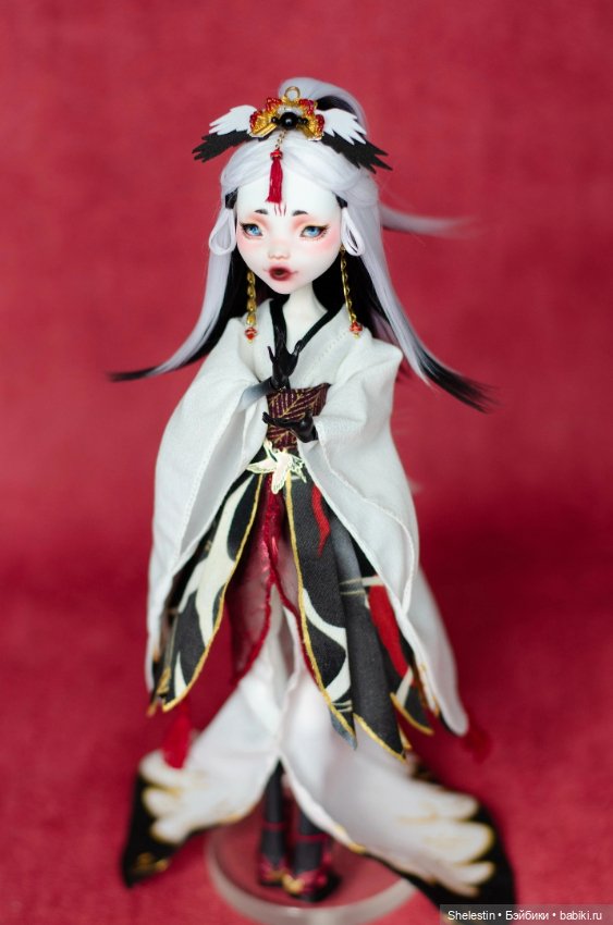 Ёкаи - О Цуру — ООАК Monster High и Ever After High: репейнт (фото 2)