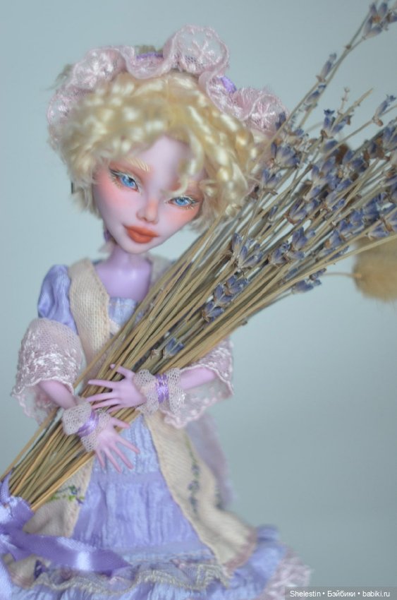Лавандовая Лолита — ООАК Monster High и Ever After High: репейнт (фото 5)