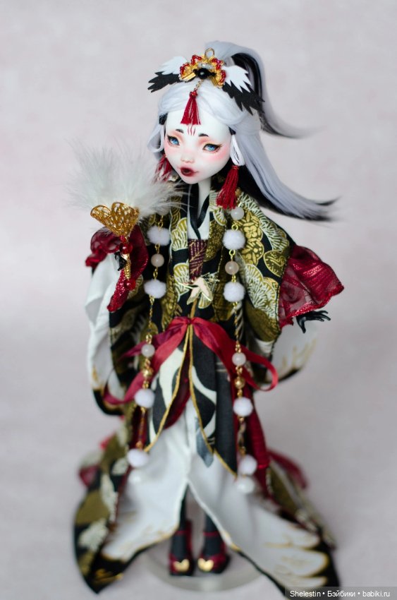 Ёкаи - О Цуру — ООАК Monster High и Ever After High: репейнт (фото 4)