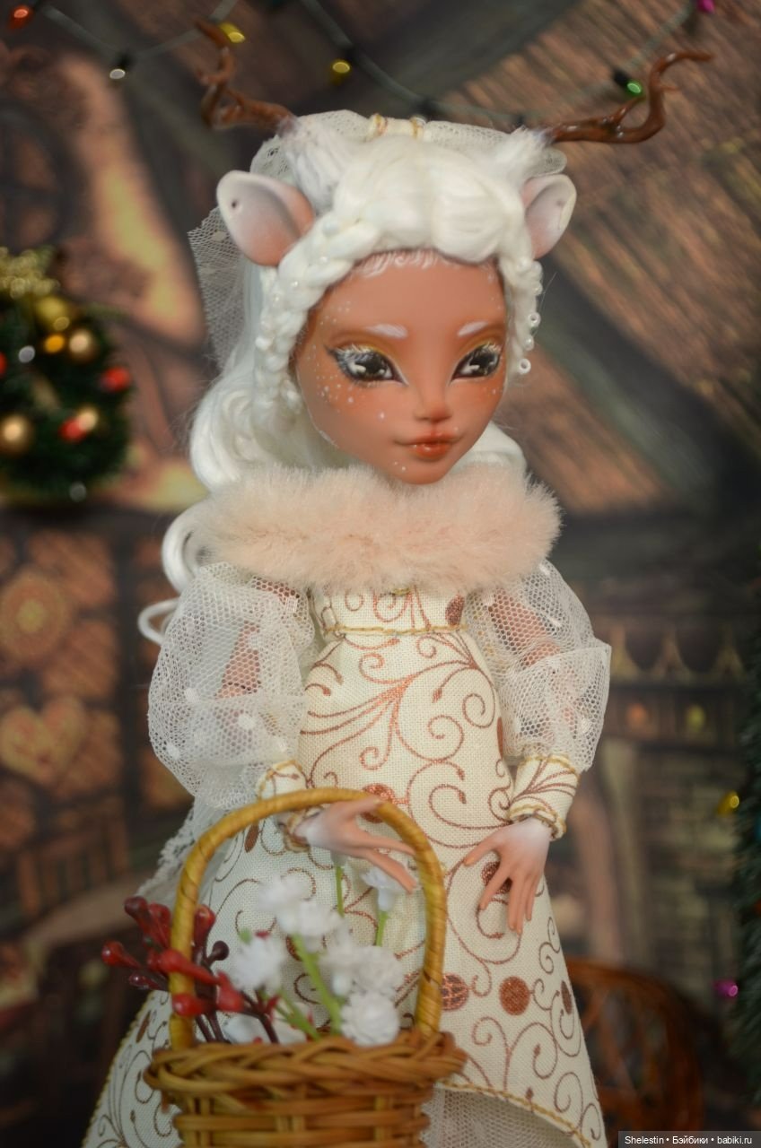 Снежный Олененок — ООАК Monster High и Ever After High: репейнт (фото 2)