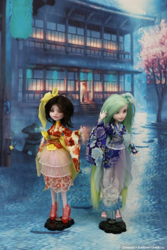 Парные кимоно - ягодки — Одежда и обувь для кукол своими руками: фото (фото 3)