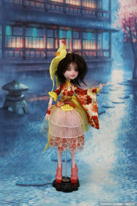 Парные кимоно - ягодки — Одежда и обувь для кукол своими руками: фото