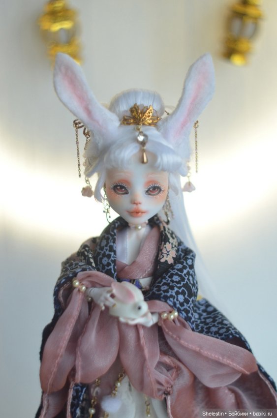 Лунный кролик — ООАК Monster High и Ever After High: репейнт