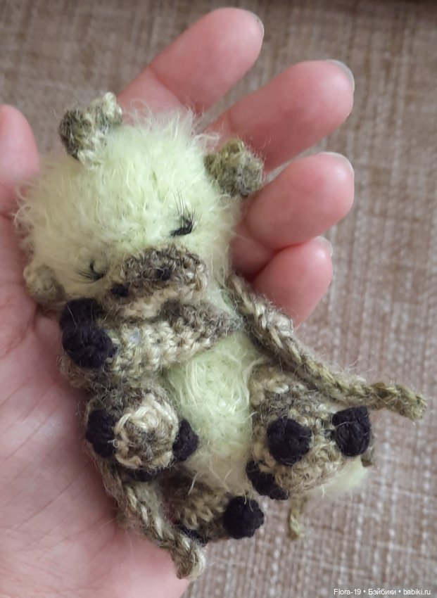 Дракошка-сплюшка — Вязаные игрушки и амигуруми: крючком (фото 3)
