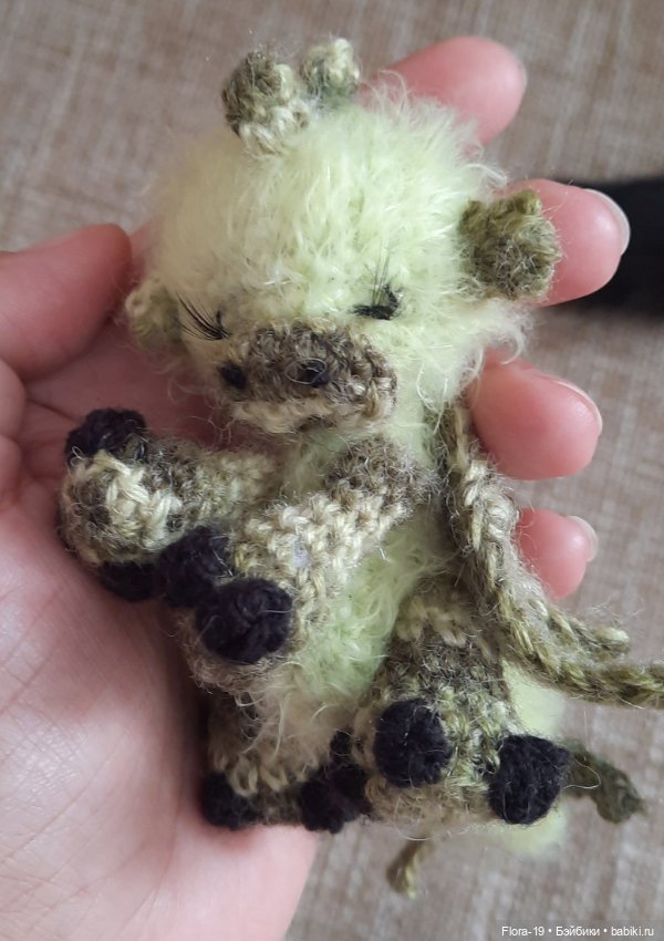 Дракошка-сплюшка — Вязаные игрушки и амигуруми: крючком (фото 2)
