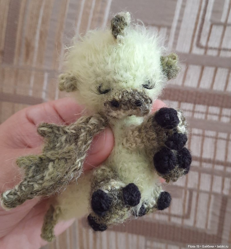 Дракошка-сплюшка — Вязаные игрушки и амигуруми: крючком (фото 4)