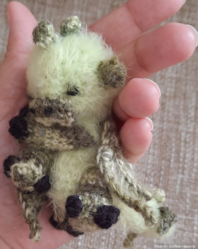 Дракошка-сплюшка — Вязаные игрушки и амигуруми: крючком
