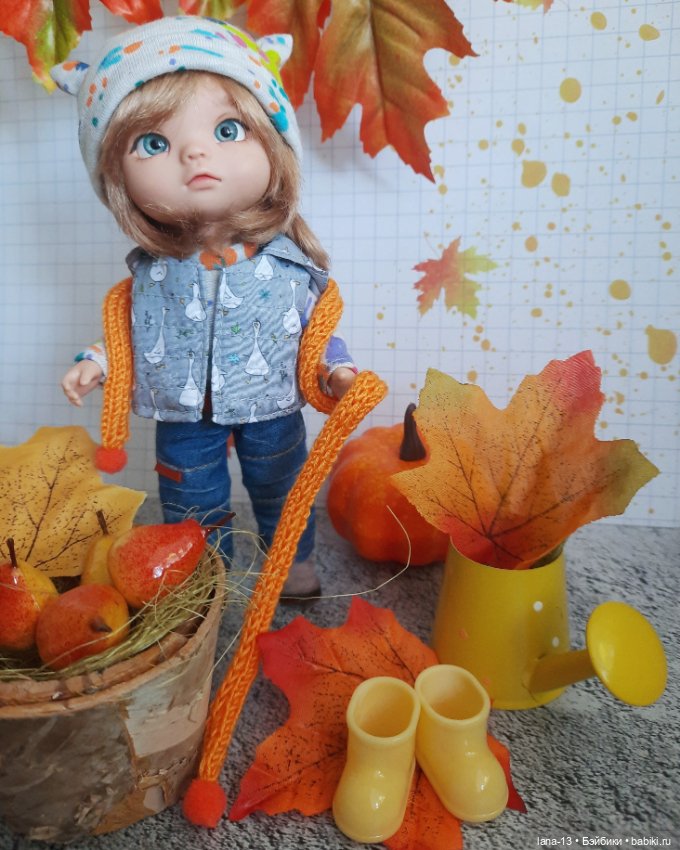 Цвет настроения - осень — Одежда и обувь для кукол своими руками: фото