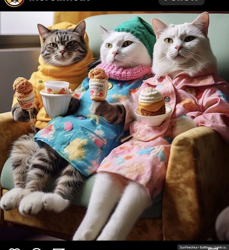 Милейшие котики для вдохновения