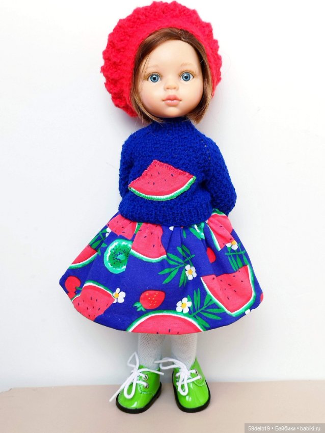 Тёплые свитерочки для кукол паола рейна 32-34 см для периода осень-зима-весна