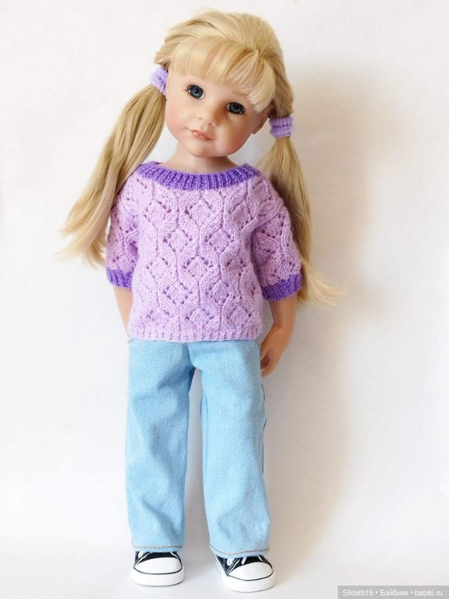Тёплые свитерочки для кукол паола рейна 32-34 см для периода осень-зима-весна
