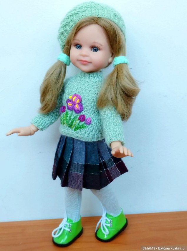 Тёплые свитерочки для кукол паола рейна 32-34 см для периода осень-зима-весна