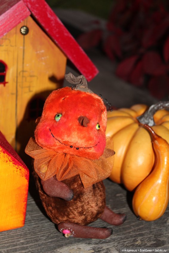 Малыш Тыковка — Авторские мишки Тедди и друзья: фото (фото 10)