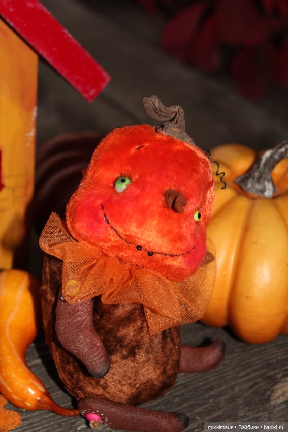 Малыш Тыковка — Авторские мишки Тедди и друзья: фото (фото 6)