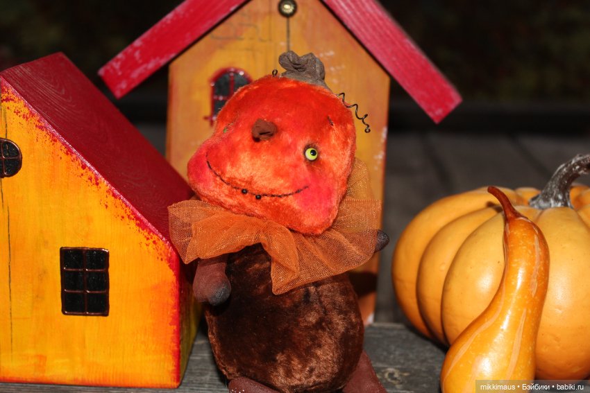 Малыш Тыковка — Авторские мишки Тедди и друзья: фото (фото 9)