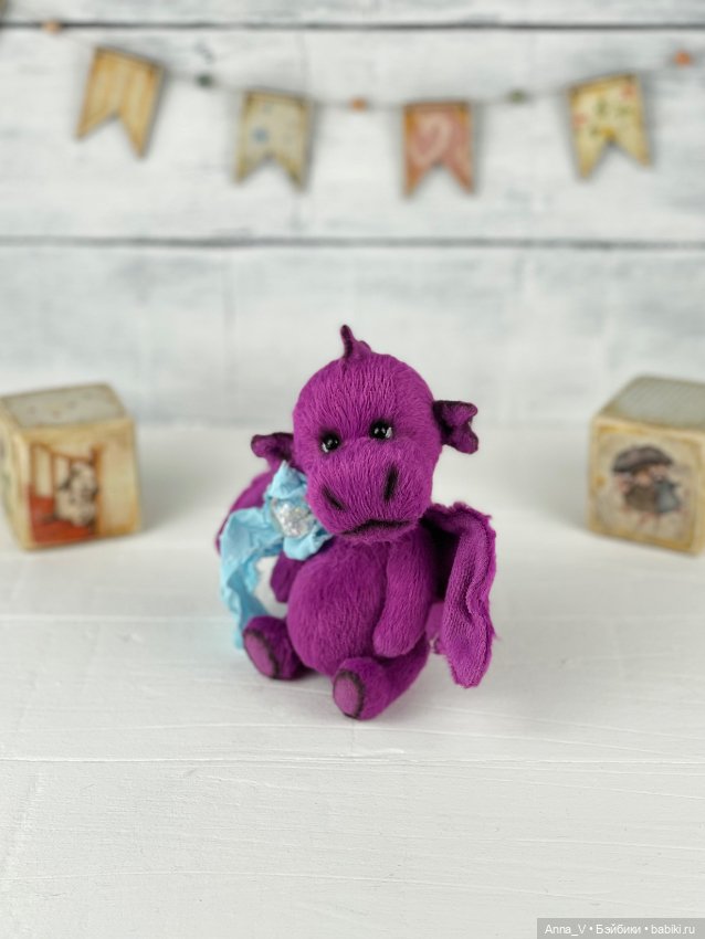 Дракоша Рино — Авторские мишки Тедди и друзья: фото (фото 2)