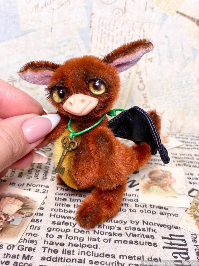 Дракончик Дэйв — Авторские мишки Тедди и друзья: фото (фото 3)