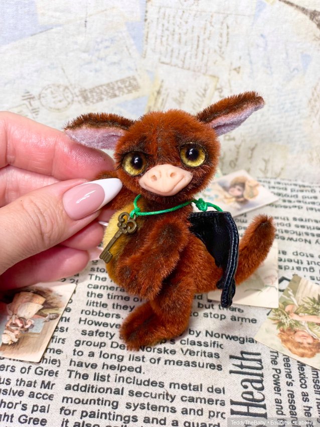 Дракончик Дэйв — Авторские мишки Тедди и друзья: фото