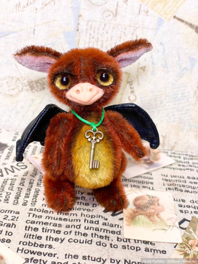 Дракончик Дэйв — Авторские мишки Тедди и друзья: фото