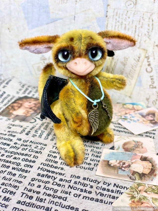 Дракончик Мася — Авторские мишки Тедди и друзья: фото