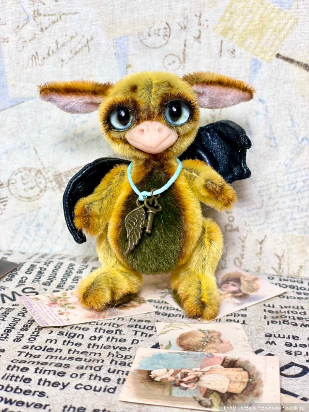 Дракончик Мася — Авторские мишки Тедди и друзья: фото