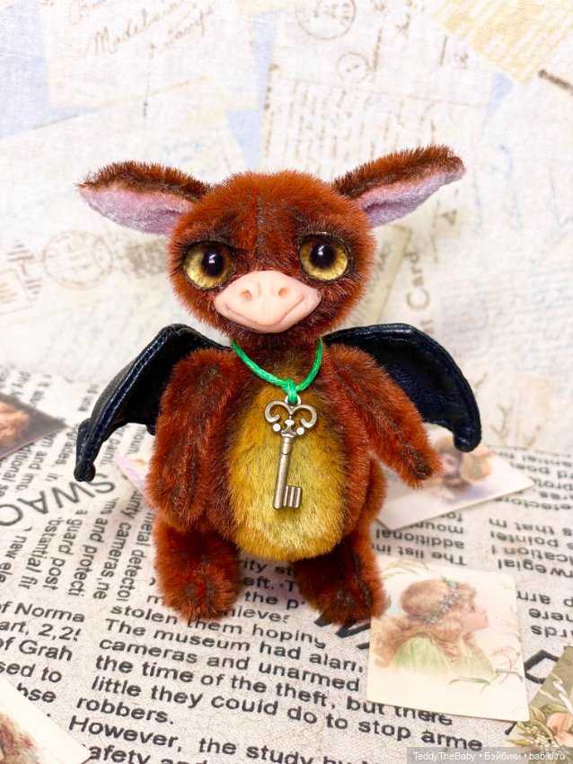 Дракончик Дэйв — Авторские мишки Тедди и друзья: фото