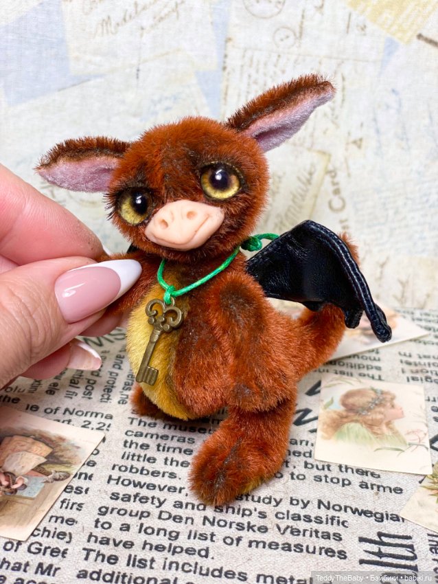 Дракончик Дэйв — Авторские мишки Тедди и друзья: фото (фото 2)