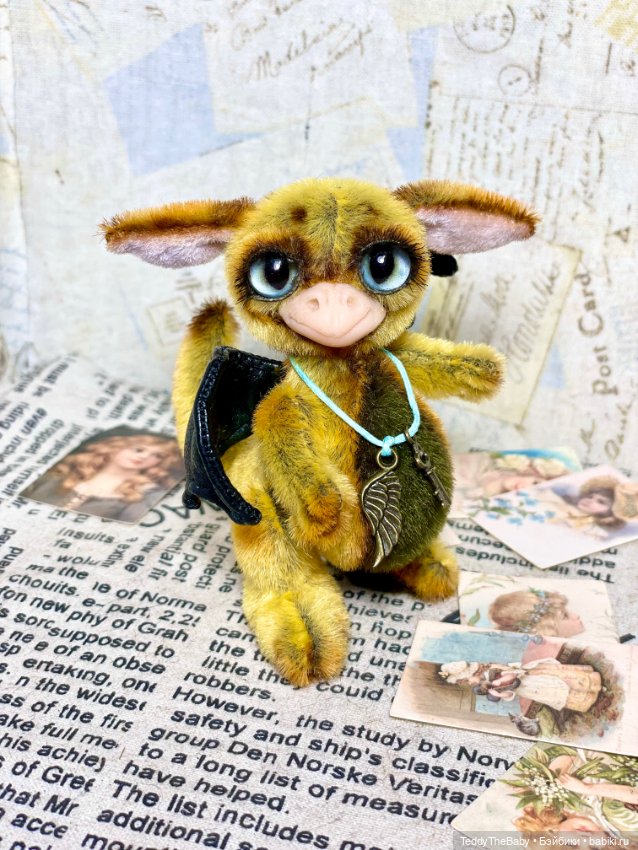 Дракончик Мася — Авторские мишки Тедди и друзья: фото