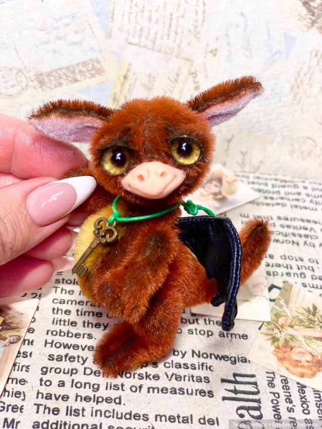 Дракончик Дэйв — Авторские мишки Тедди и друзья: фото