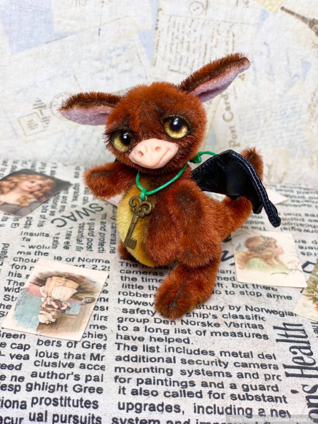 Дракончик Дэйв — Авторские мишки Тедди и друзья: фото