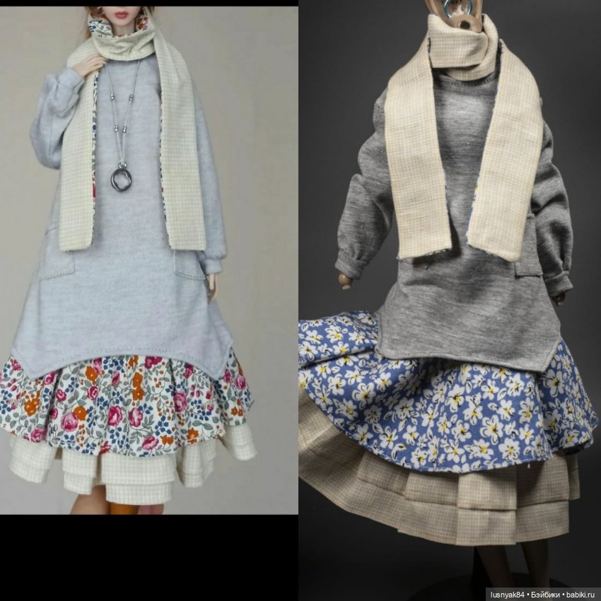 Клоны нарядов — Одежда и обувь для кукол своими руками: фото (фото 7)