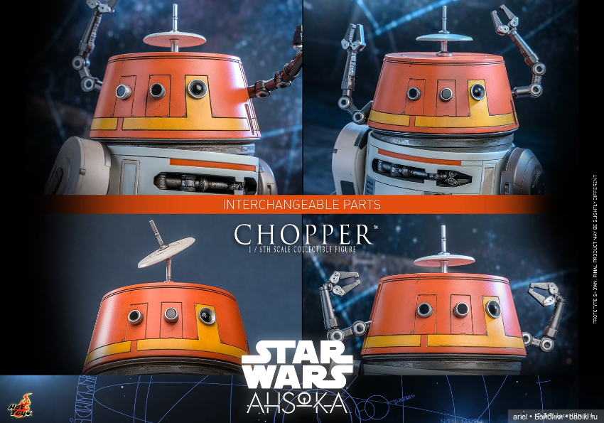 Hot Toys фигурка дроида C1-10P по сериалу «Асока» (фото 2)