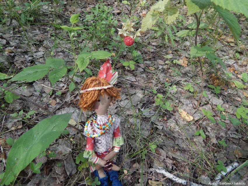 Табаки в лесу — Авторские текстильные куклы: Вальдорфские (фото 8)