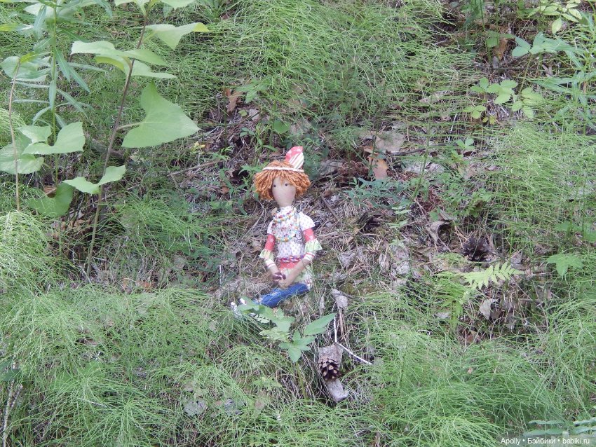 Табаки в лесу — Авторские текстильные куклы: Вальдорфские