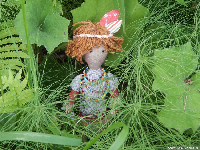 Табаки в лесу — Авторские текстильные куклы: Вальдорфские
