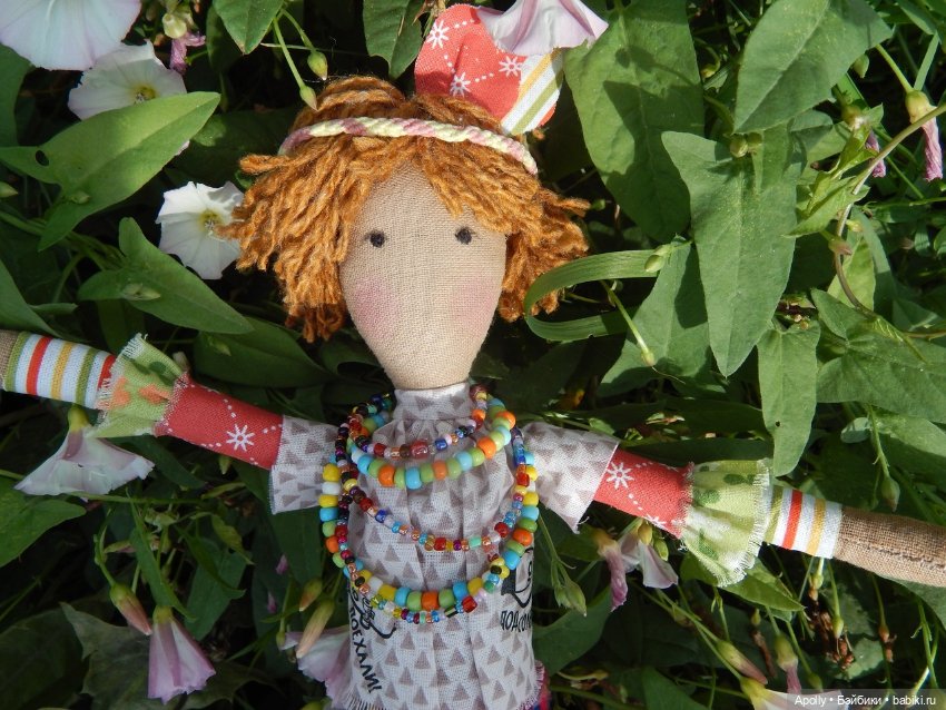 Табаки в лесу — Авторские текстильные куклы: Вальдорфские (фото 6)
