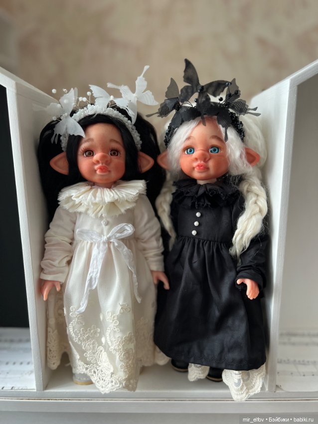 Ангелы Ч/Б — Авторские шарнирные куклы своими руками: лепка (фото 7)