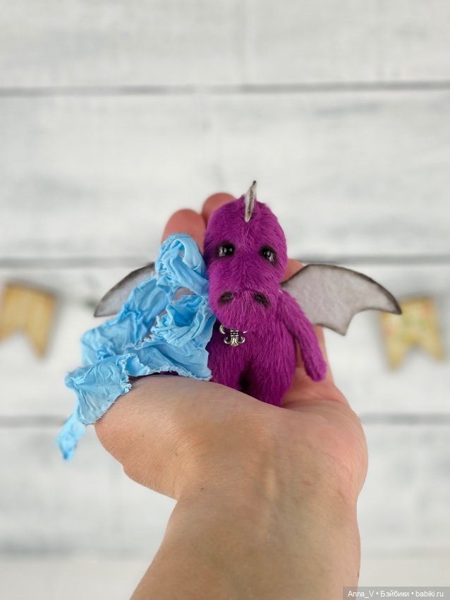 Мини дракоша — Авторские мишки Тедди и друзья: фото (фото 2)