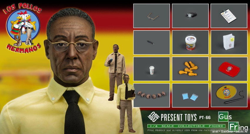 Present Toys фигурка Густаво Фринга по сериалу «Во все тяжкие» (фото 10)