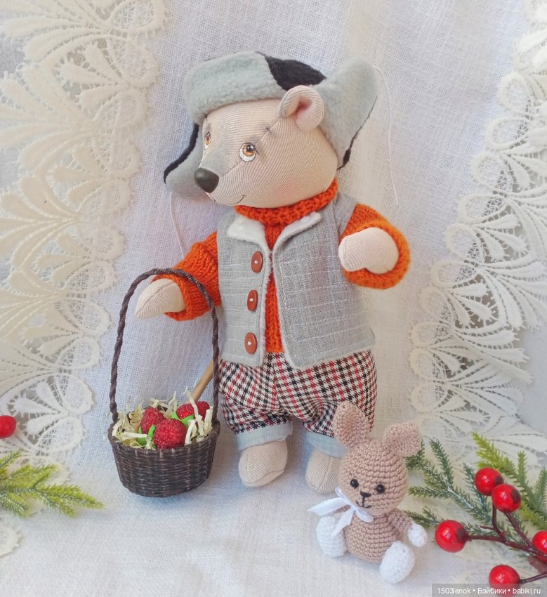 Платоша — Авторские мишки Тедди и друзья: фото (фото 3)